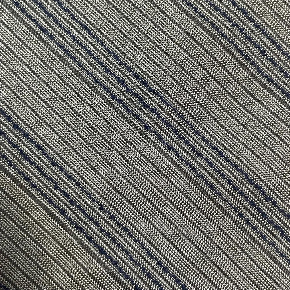Donna Karan‎ Signature Necktie Gray Black Striped